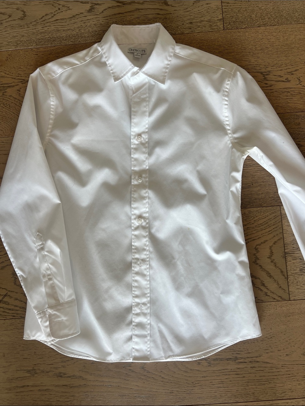 Crewcuts White Long-Sleeve Dress Shirt. Worn once. Size 14.